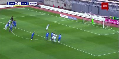 УПЛ | Чемпионат Украины по футболу 2021 | Заря - Десна - 0:0. Видео незабитого гола с пенальти (7`)