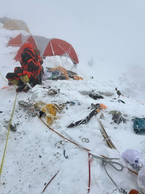 Тензі Шерпа на горі К2 / Фото: instagram.com/mt.sherpa