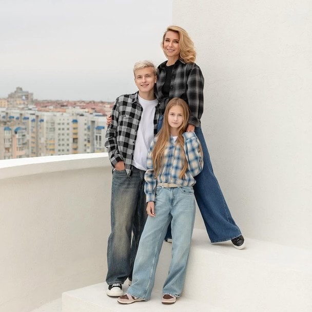 Марина Боржемська з дітьми / © instagram.com/uzelkova.marina