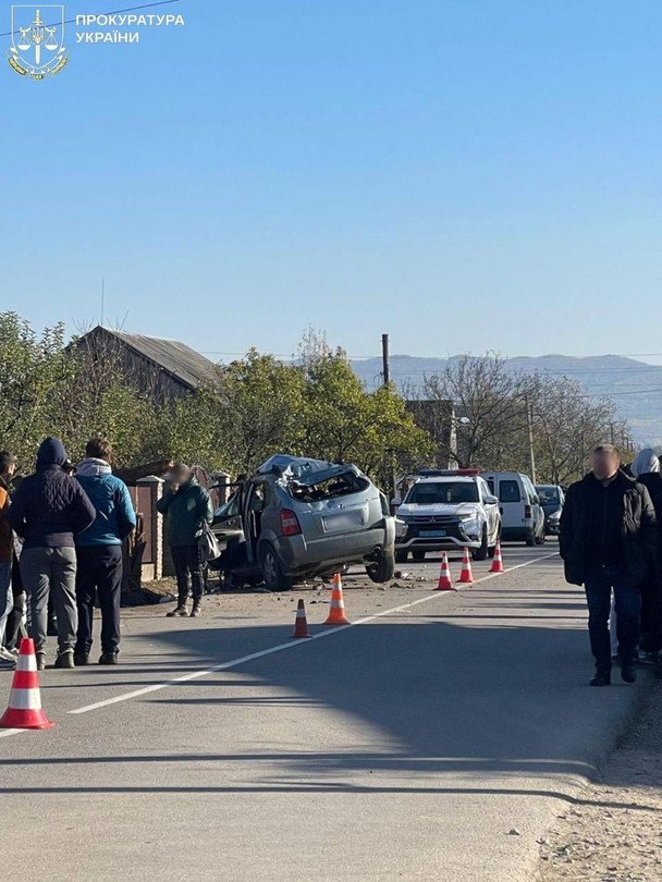 ДТП на Прикарпатті. Загинуло двоє пасажирів. / © Офіс Генерального прокурора