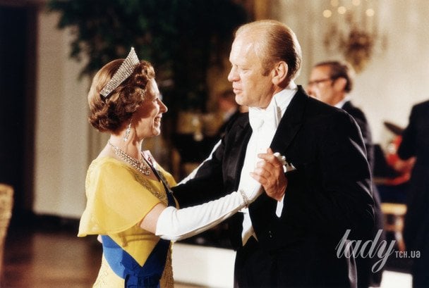 Президент США Джеральд Р. Форд и королева Елизавета II на государственном ужине в честь Ее Величества и принца Филиппа, Вашингтон, 7 июля 1976 года / © Getty Images