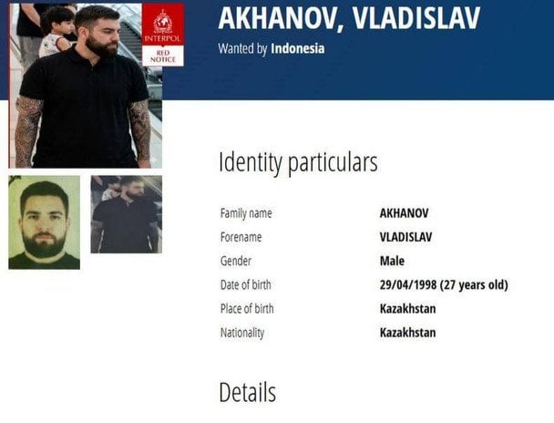 Названо імена підозрюваних у вбивстві Ігоря Комарова на Балі / © Interpol