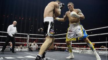 21 липня, Москва. Фінал WBSS Олександр Усик - Мурат Гассієв.
 
 Фото Ольги Іващенко/K2Promotions Ukraine