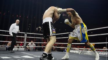 21 липня, Москва. Фінал WBSS Олександр Усик - Мурат Гассієв.
 
 Фото Ольги Іващенко/K2Promotions Ukraine