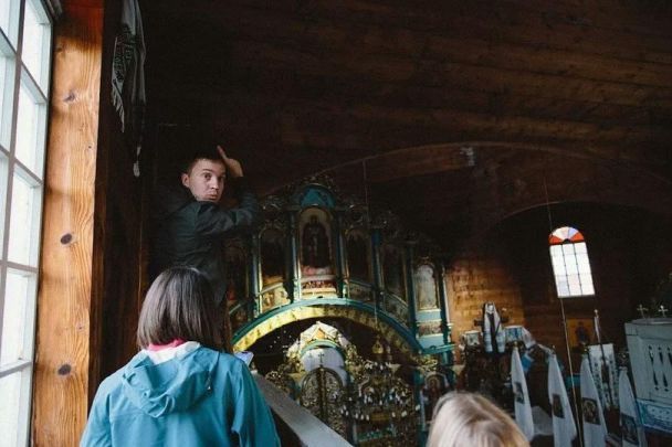 Криївка в куполі церкви на Львівщині / © 