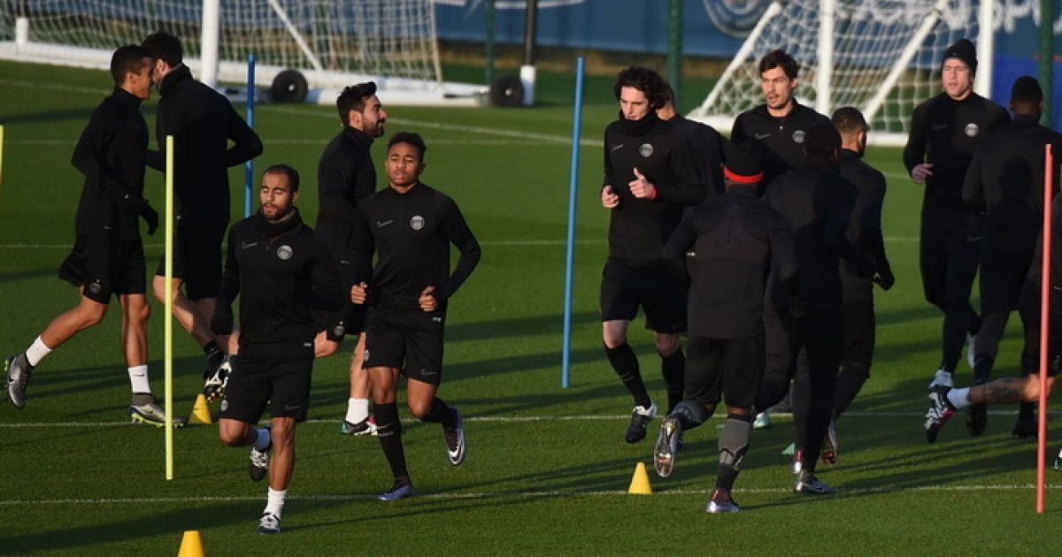 Тренировка ПСЖ / © ФК Шахтер