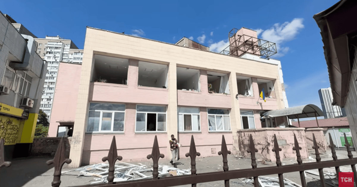 Последствия ударов по Киеву