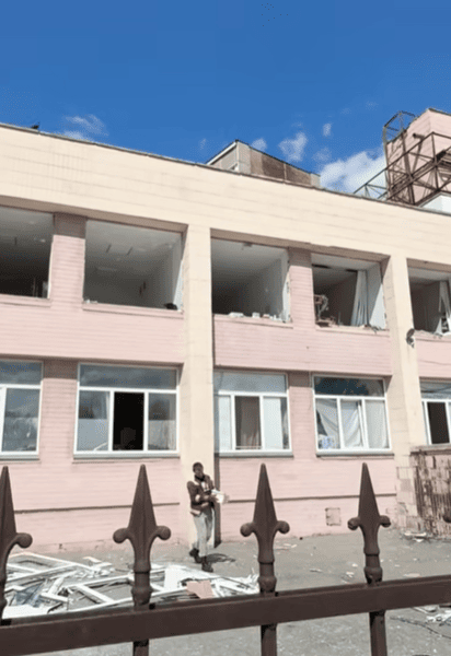 Последствия ударов по Киеву