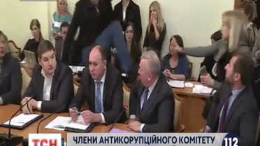 Нардеп Парасюк атаковал генерала СБУ на заседании Антикоррупционного комитета