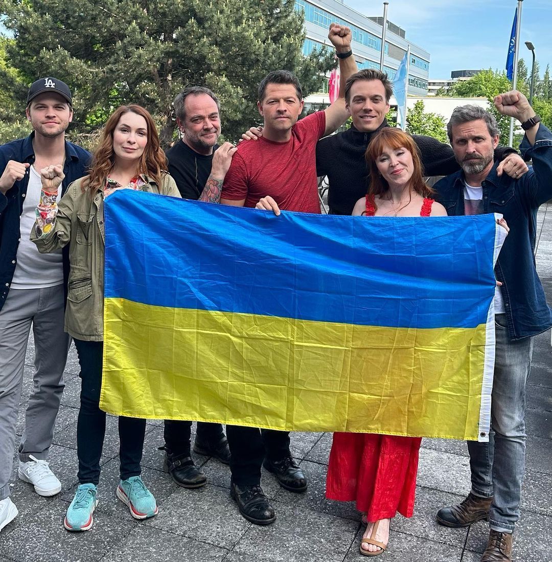 Міша Коллінз підтримує Україну / © instagram.com/misha