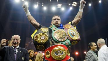 21 липня, Москва. Фінал WBSS Олександр Усик - Мурат Гассієв.
 
 Фото Ольги Іващенко/K2Promotions Ukraine