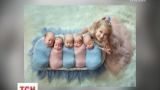 Одеську п'ятірню немовлят виписали з пологового, і вони вже знялися у своїй першій фотосесії