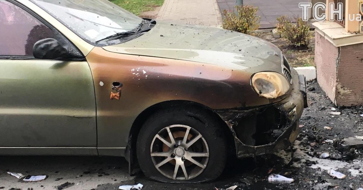 Згоріле авто Пивоварського_3 / © Фото Валерии Ковалинской/ТСН