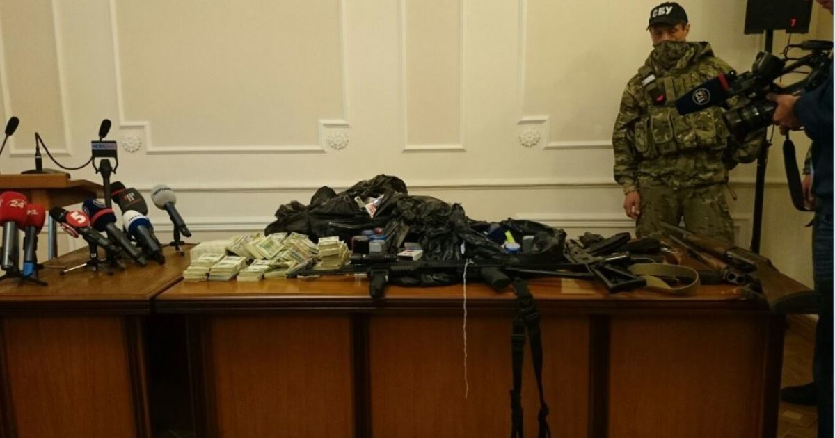 На брифинге показали доказательства по делу Корбана / © ТСН.ua