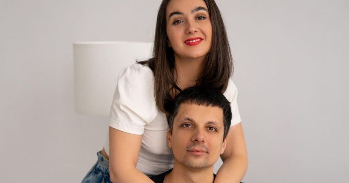 Юлия Мендель с мужем