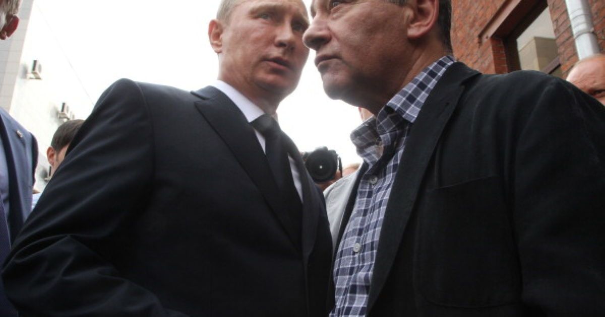 Президент России Владимир Путин и миллиардер Аркадий Ротенберг