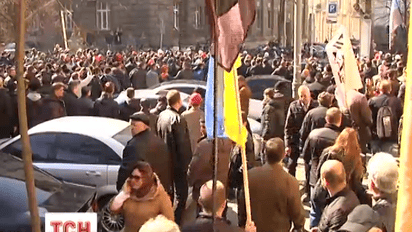 Новые акции протеста обещают сегодня в Киеве шахтеры