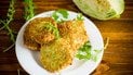 Оладьи с рисом и капустой