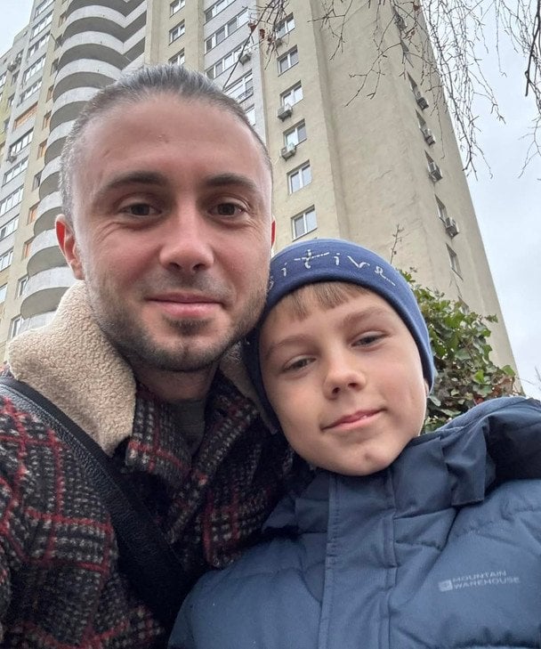 Тарас Тополя з сином / © instagram.com/tarastopolia
