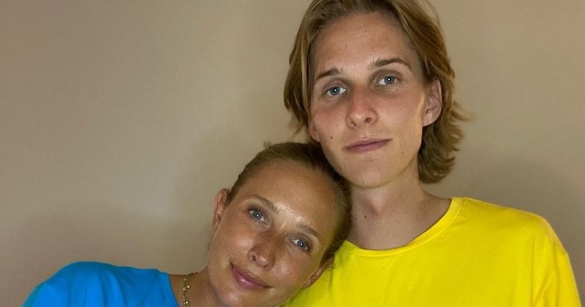 Катерина Осадча з сином
