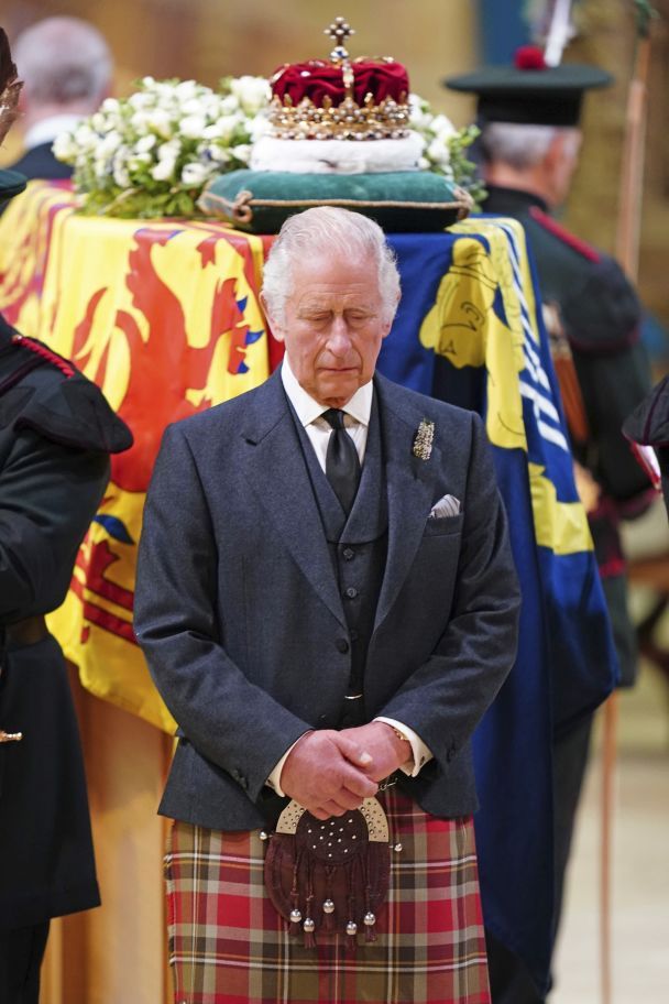 Прощание с королевой Елизаветой II в соборе Святого Джайлса, в Шотландии / © Associated Press