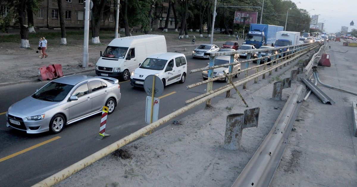 шляхопровід на Нивках у Києві, ремонт доріг_5 / © УНИАН