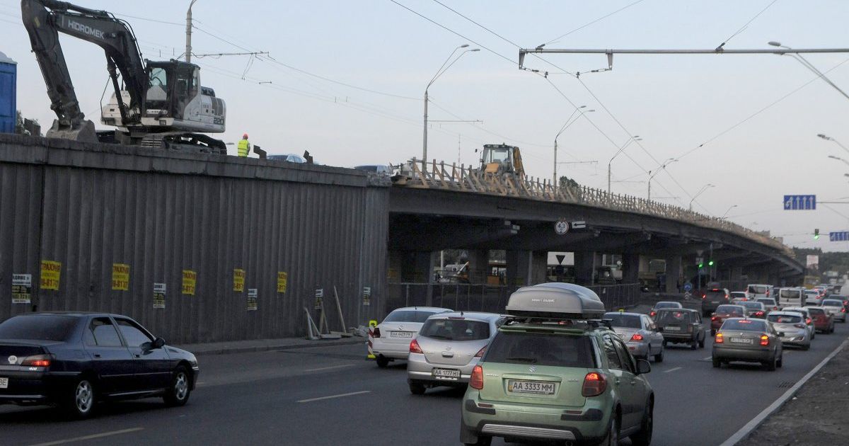 шляхопровід на Нивках у Києві, ремонт доріг_4 / © УНИАН