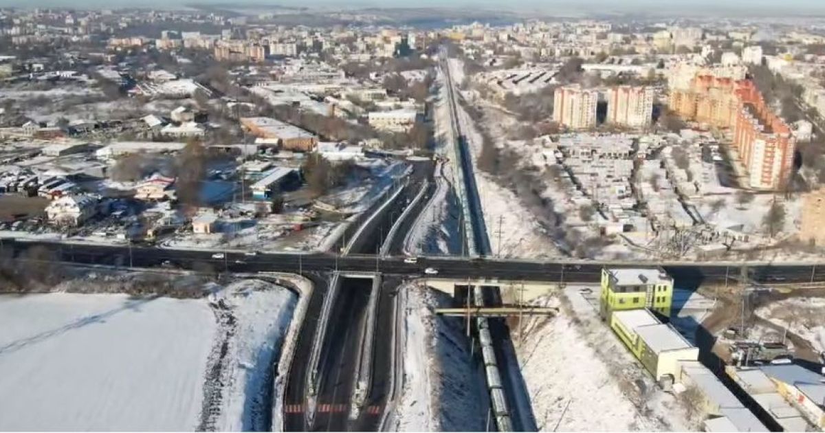 У Тернополі за програмою Зеленського збудували найбільшу дорожню розв'язку Західної України 