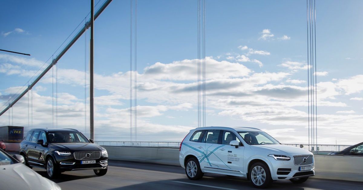 Volvo планирует провести самые масштабные испытания беспилотных авто