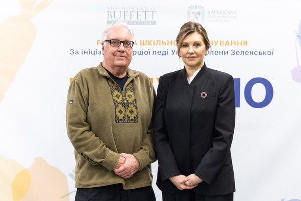 Говард Баффет та Олена Зеленська  / © Instagram Олени Зеленської