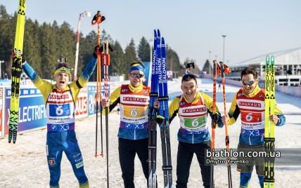 Чоловічу збірну України номінували на звання найкращих біатлоністів етапу Кубка світу в Нове-Мєсто