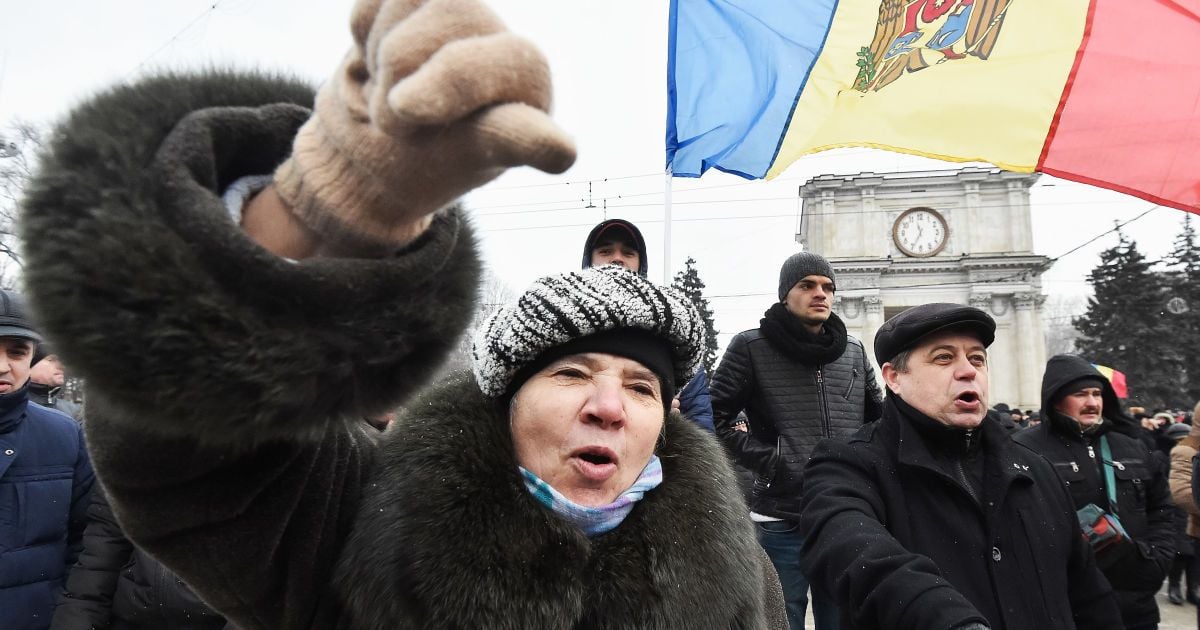 Протесты в Молдове вывели на улицы много людей
