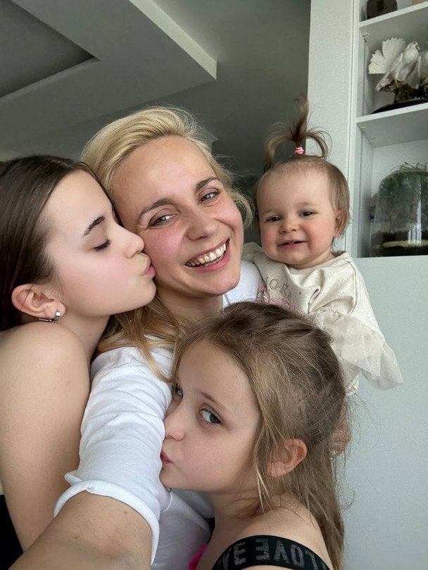 Лілія Ребрик із доньками / © instagram.com/liliia.rebrik