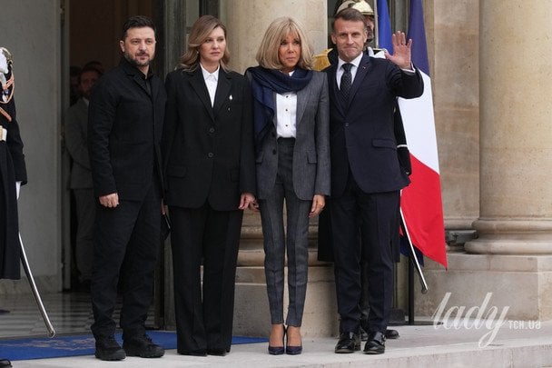 Президент і перша леді України зустрілися з президентом і першою леді Франції / © Associated Press