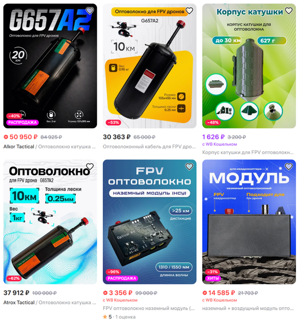 Некоторые товары из каталога Wildberries предназначены для обеспечения русской армии. / © Фото из открытых источников