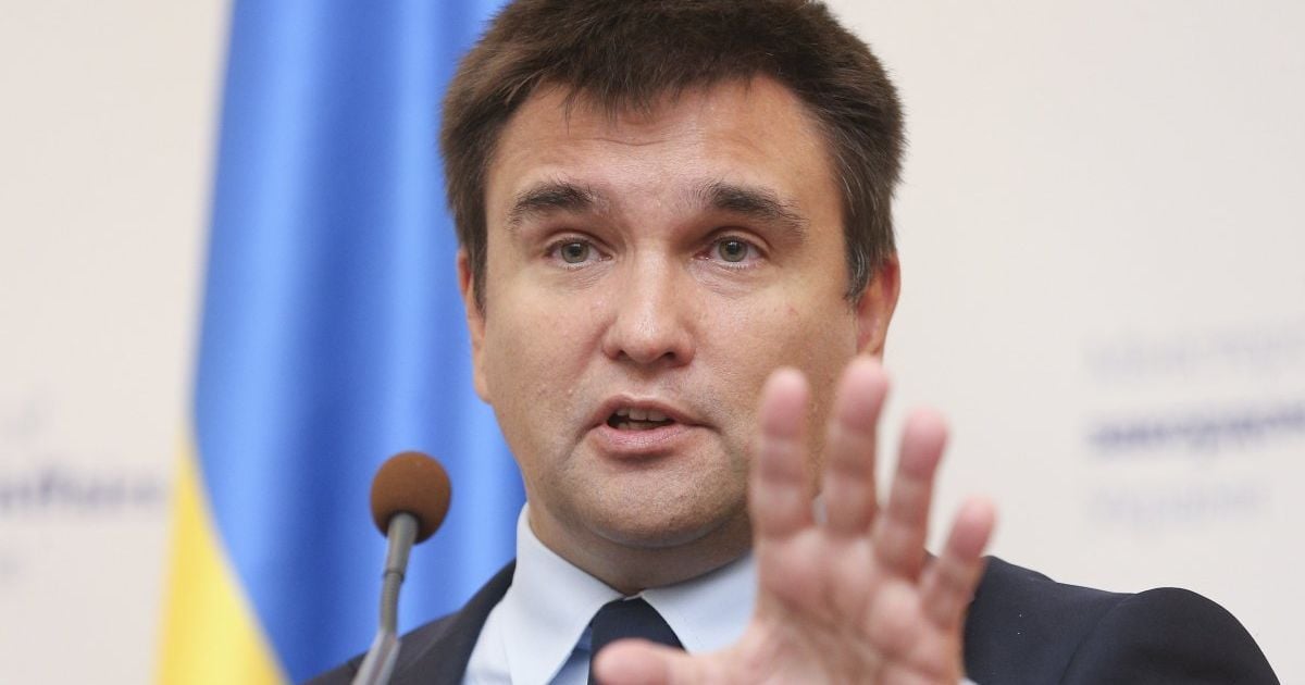 Имеем войну с Россией в нейтральных водах – Климкин