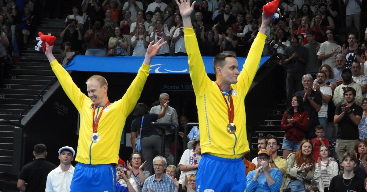 Максим Веракса та Ярослав Денисенко / Фото: Національний паралімпійський комітет України