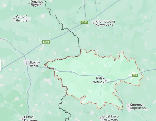 Карта эвакуации из Курской области. Фото из телеграмм-каналов