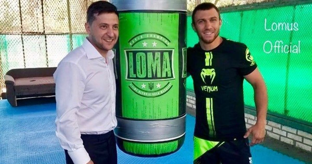 Зеленський завітав до тренувального табору Ломаченка