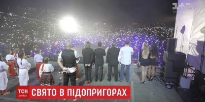 Грандиозный фестиваль "Квартала 95" состоялся в День Независимости в селе на Сумщине