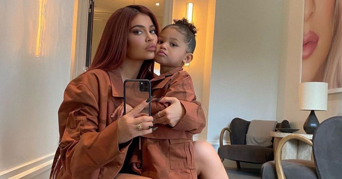 Кайли Дженнер с дочерью Сторми