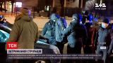 У Києві вночі копи затримали групу людей, яка стріляла з автоматичної зброї в автомобіль