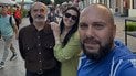 Соломія Вітвіцька з батьком та нареченим
