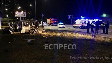 ДТП в Києві_7 / © Telegram-канал "Вартові Еспресо"