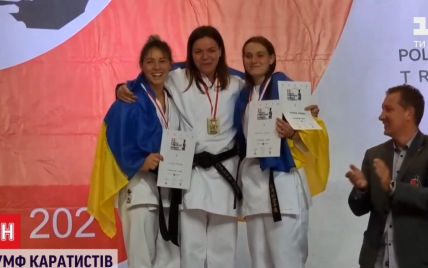 Триумфальный дебют: украинская женская сборная на ЧЕ по каратэ "разбила" Европу