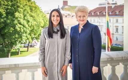 Джамала встретилась с президентом Литвы Далей Грибаускайте