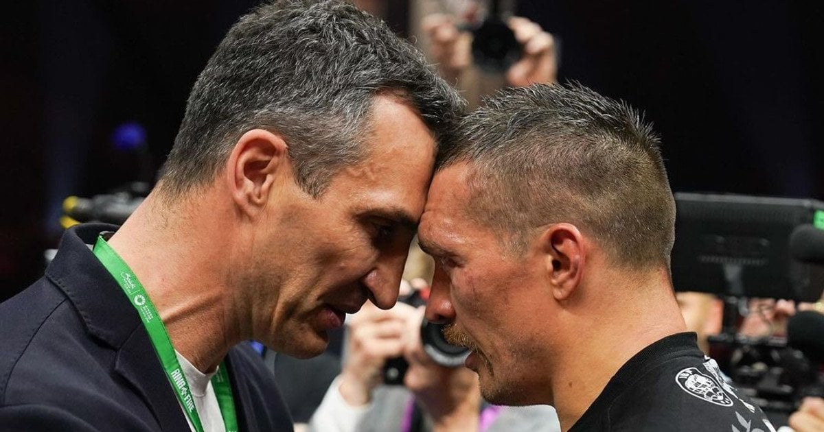 Володимир Кличко та Олександр Усик / Фото: instagram.com/queensberrypromotions