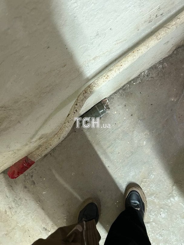 Підвал ліцею №137 у Дніпрі після вибуху 23 лютого / © ТСН