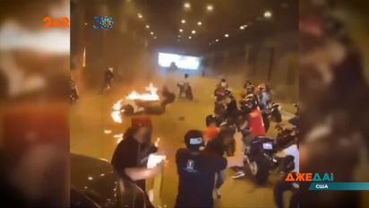 Взрывом закончились массовые катания байкеров в Чикаго