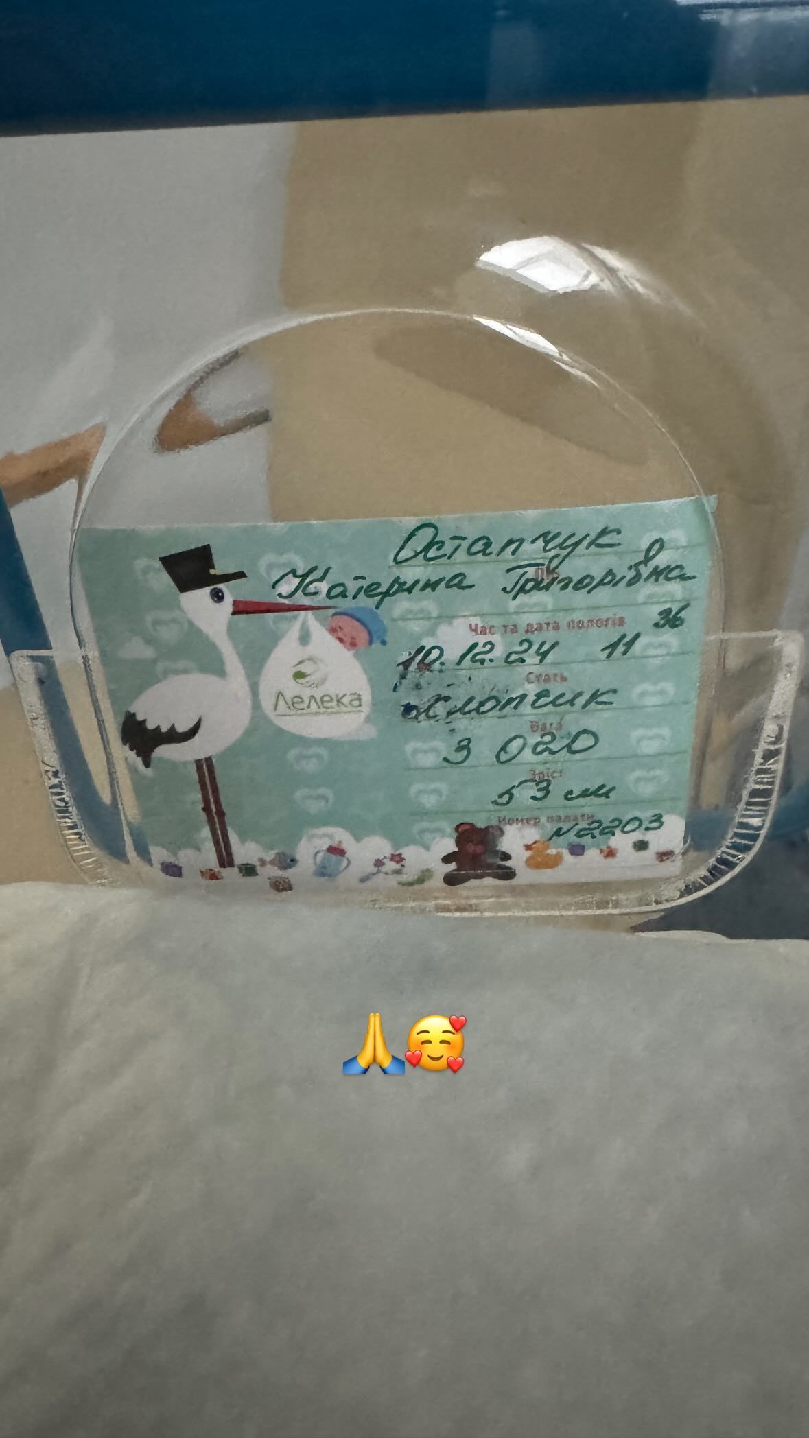 Владимир Остапчук с новорожденным сыном / © instagram.com/poka.tya